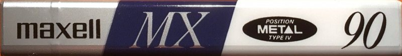 Compact Cassette Maxell MX 90 Type IV Metal 1995 Europe