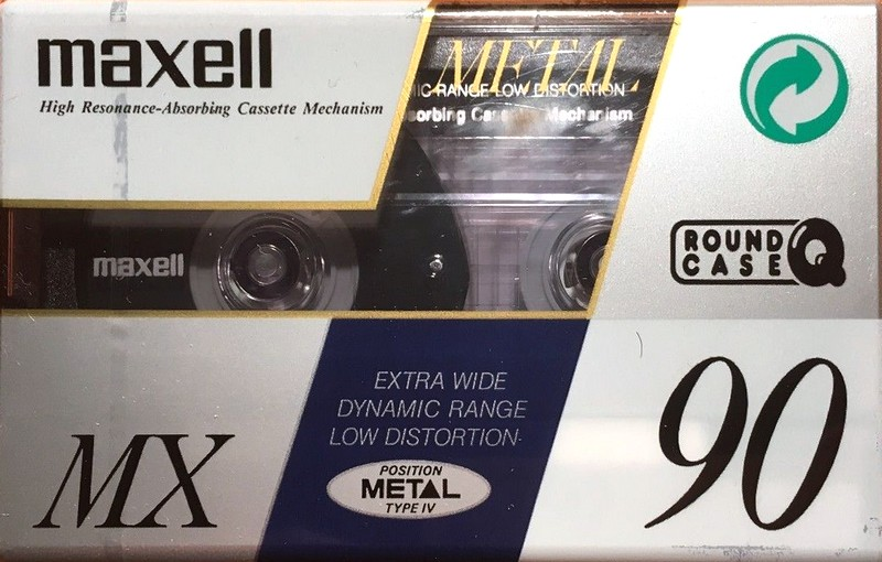 Compact Cassette Maxell MX 90 Type IV Metal 1995 Europe