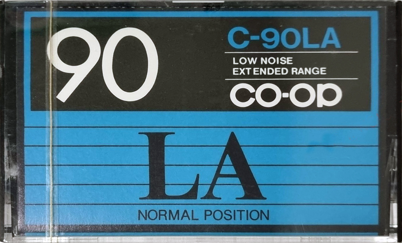 Compact Cassette CO-OP LA 90 Type I Normal 1978 Japan