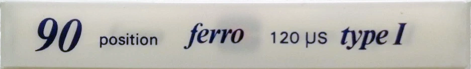 Compact Cassette Continent / Continente Ferro 90 Type I Normal 1984 France