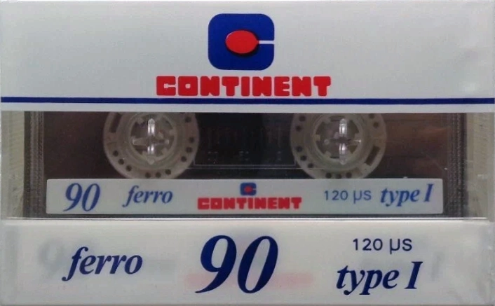 Compact Cassette Continent / Continente Ferro 90 Type I Normal 1984 France