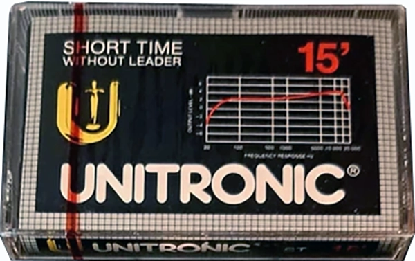 Compact Cassette Unitronic Short time 6 Type I Normal 1981 Hong Kong