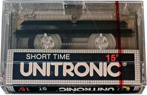 Compact Cassette Unitronic Short time 6 Type I Normal 1981 Hong Kong