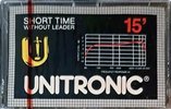Compact Cassette Unitronic Short time 6 Type I Normal 1981 Hong Kong
