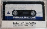 Compact Cassette Yamaha Electone "EL-7/15/25" Demonstration Tape Japan