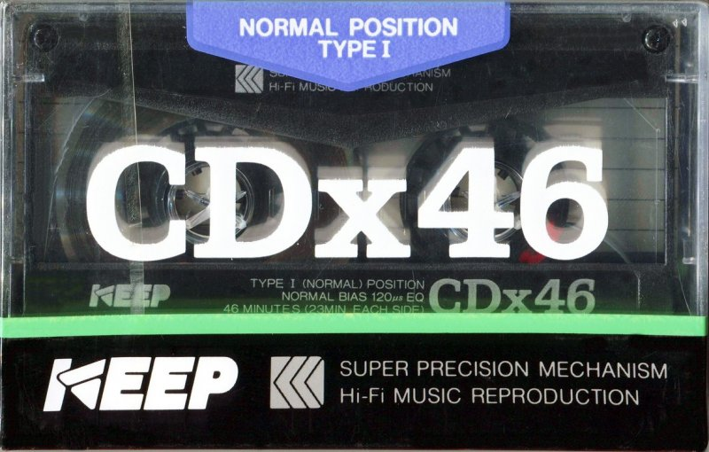 Compact Cassette: GoldStar / LG KEEP - CDX 46