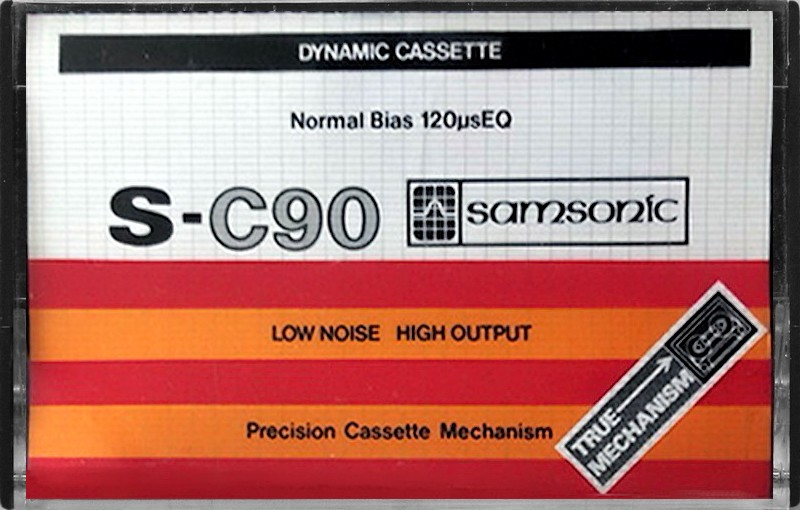 Compact Cassette Samsonic 90 Type I Normal 1980 Japan