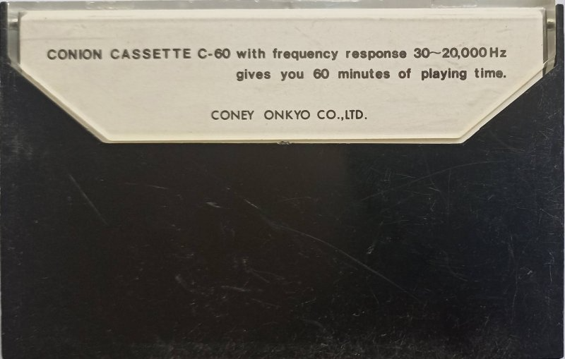 Compact Cassette Conion 60 Type I Normal Japan