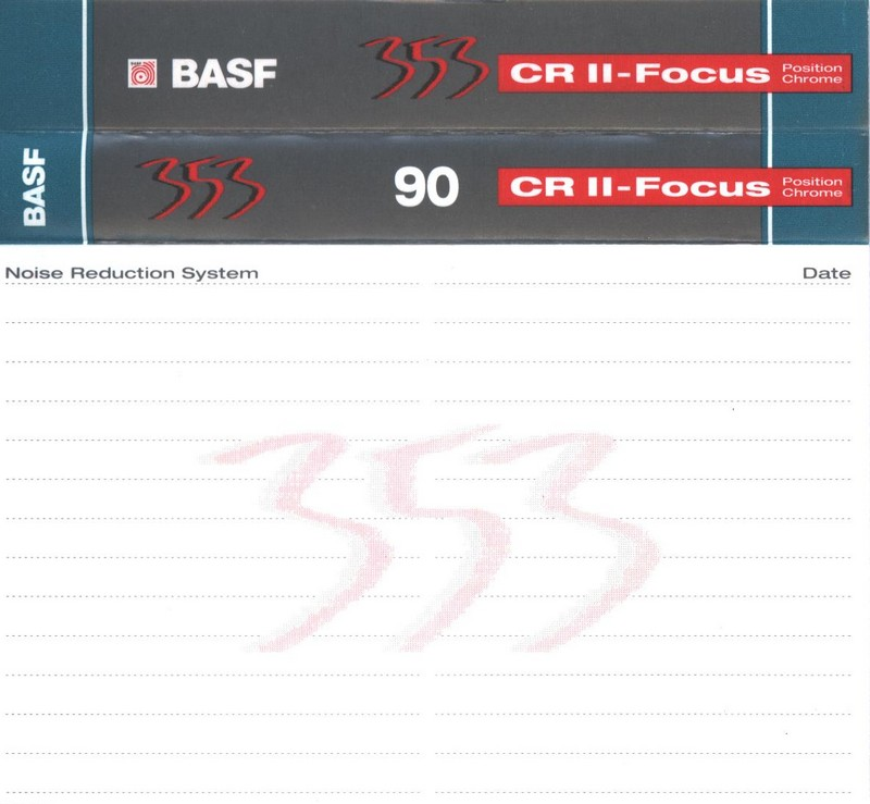 Compact Cassette: BASF  - CR II-Focus 90