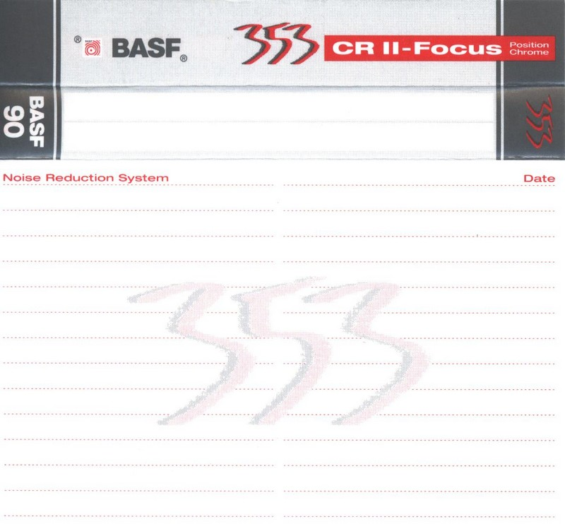 Compact Cassette: BASF  - CR II-Focus 90