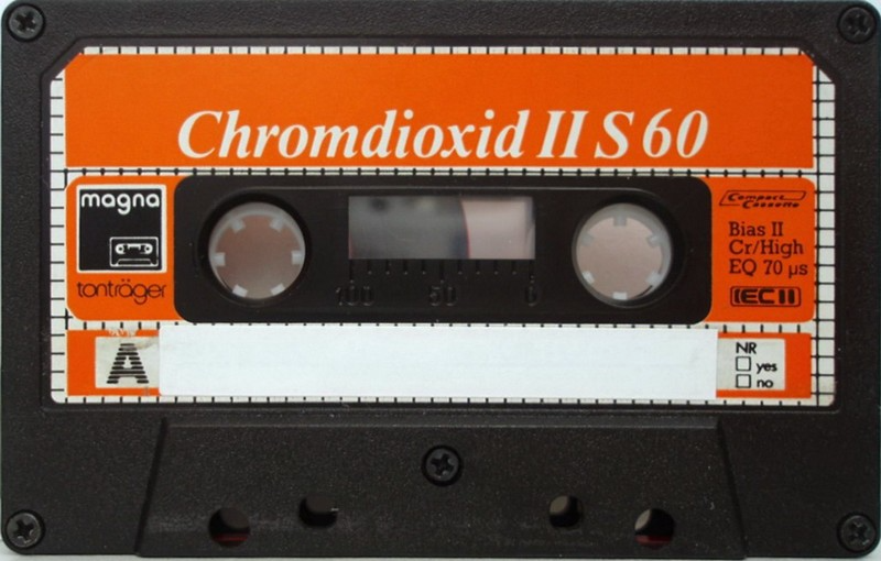 Compact Cassette Magna Chromdioxid II S 60 Type II Chrome 1984 Europe