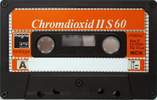 Compact Cassette Magna Chromdioxid II S 60 Type II Chrome 1984 Europe