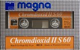 Compact Cassette Magna Chromdioxid II S 60 Type II Chrome 1984 Europe