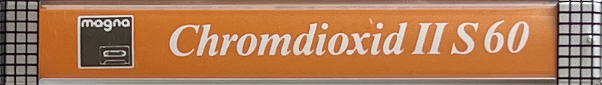 Compact Cassette Magna Chromdioxid II S 60 Type II Chrome 1984 Europe