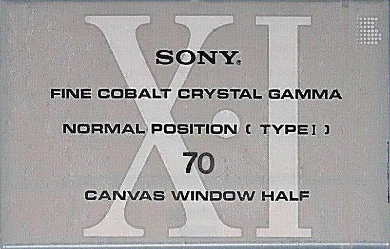 Compact Cassette Sony XI 70 Type I Normal 1991 Japan