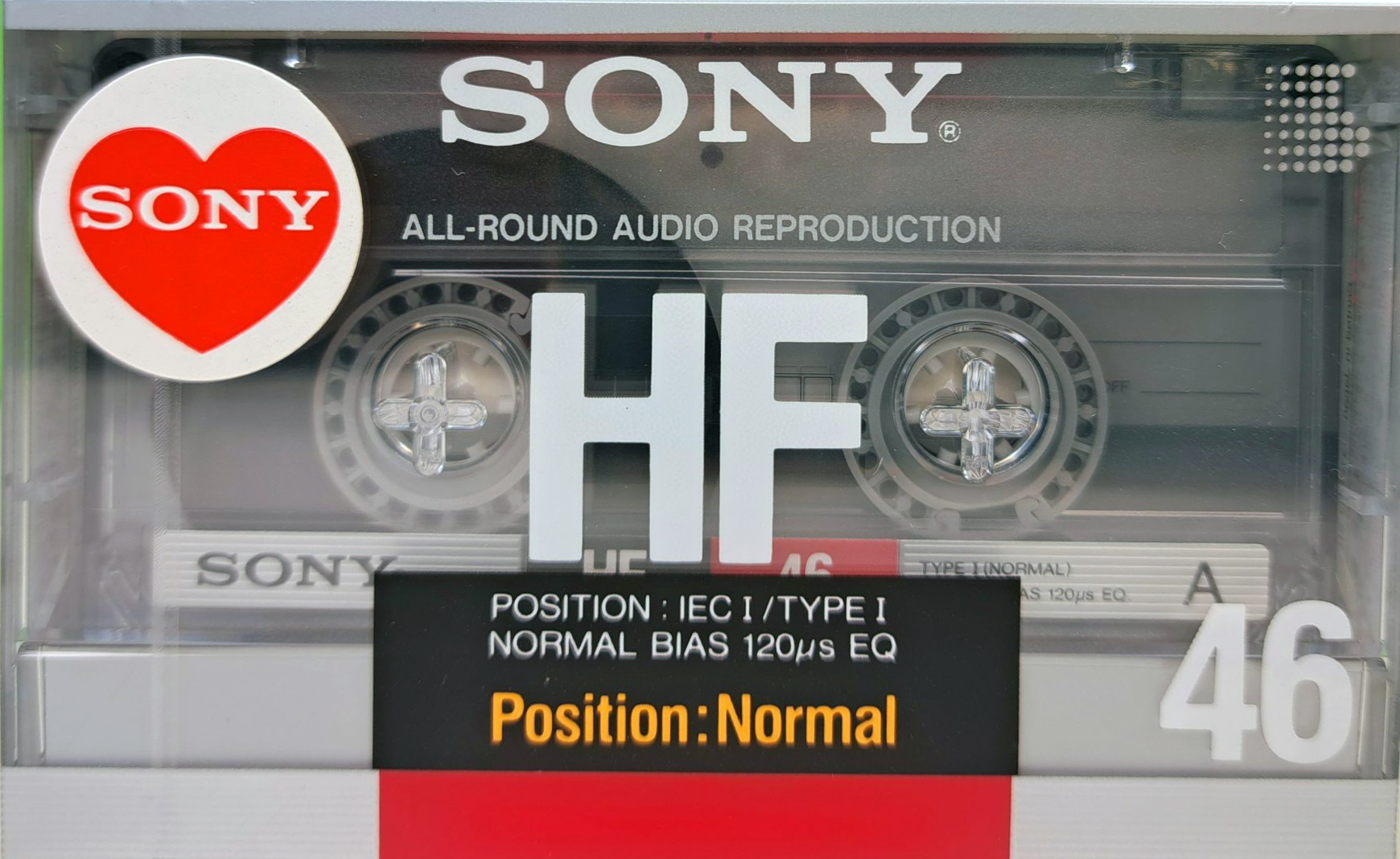 Compact Cassette Sony HF 46 Type I Normal 1988 Europe