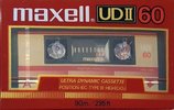 Compact Cassette Maxell UDII / UD2 60 Type II Chrome 1986 Europe