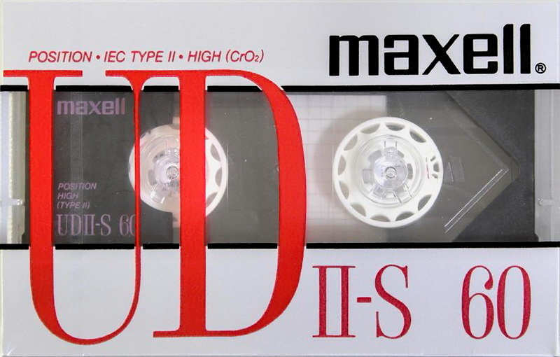 Compact Cassette Maxell UDII-S 60 Type II Chrome 1986 Europe