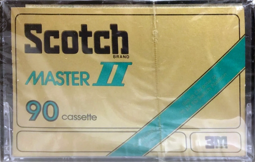 Compact Cassette Scotch Master II 90 Type II Chrome 1975 USA