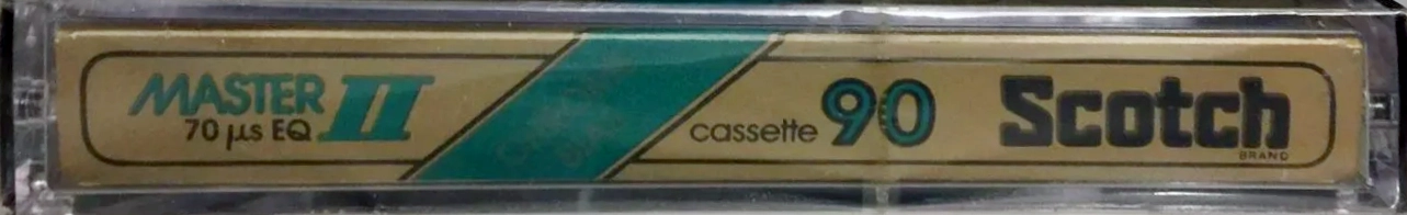 Compact Cassette Scotch Master II 90 Type II Chrome 1975 USA