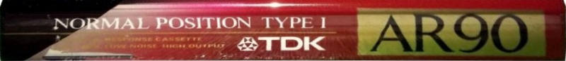 Compact Cassette TDK AR 90 "AR-90R" Type I Normal 1992 Japan