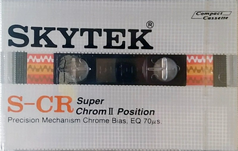 Compact Cassette Skytek S-CR 60 Type II Chrome 1984 Europe