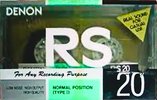 Compact Cassette Denon RS 20 Type I Normal 1990 Japan