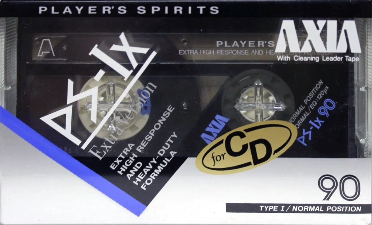 Compact Cassette AXIA PS-Ix 90 Type I Normal 1988 Japan