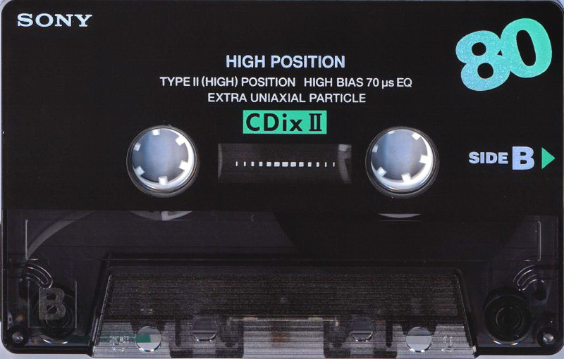 Compact Cassette: Sony  - CDix II 80