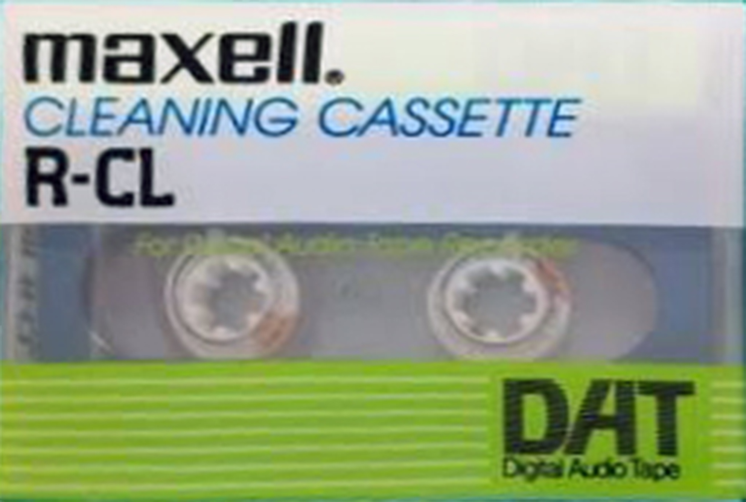 Digital Audio Tape Maxell "R-CL" Cleaning Cassette 1987 Japan