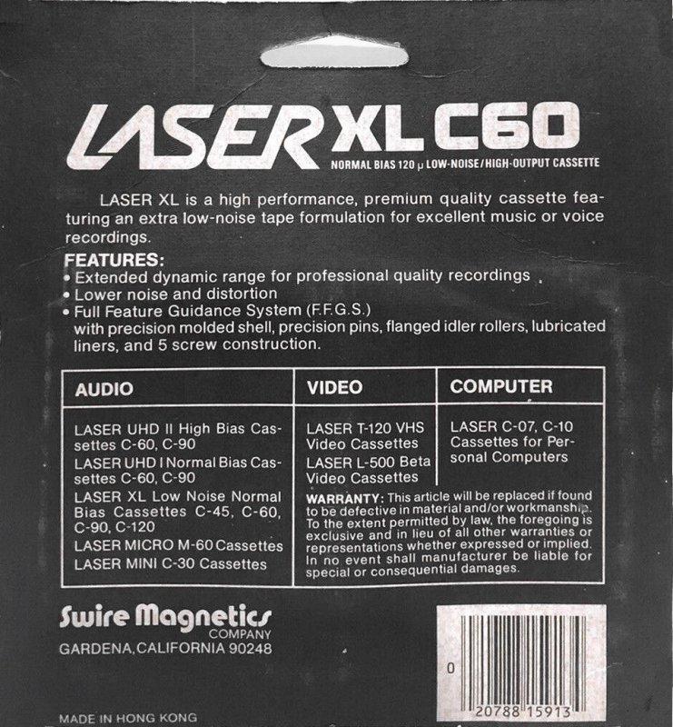 Blister: Swire Magnetics Laser - XL 60