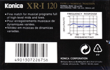 Compact Cassette Konica XR 120 "XR-I" Type I Normal 1990 Europe