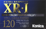 Compact Cassette Konica XR 120 "XR-I" Type I Normal 1990 Europe