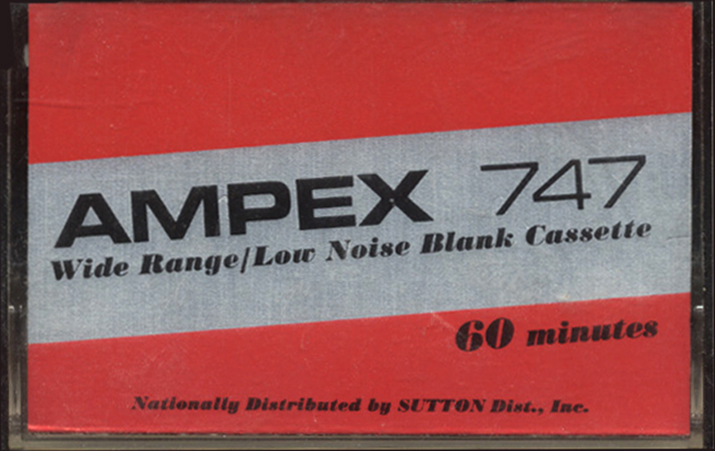 Compact Cassette:  Ampex - 747 60