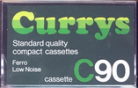 Compact Cassette Currys Standard 90 Type I Normal 1978 UK
