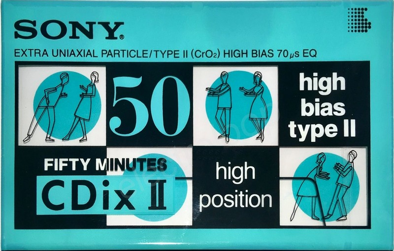 Compact Cassette: Sony  - CDix II 50