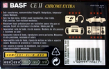 Compact Cassette BASF CE II Chrome Extra 46 Type II Chrome 1995 Europe