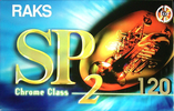 Compact Cassette RAKS SP 2 120 Type II Chrome 1998 Europe