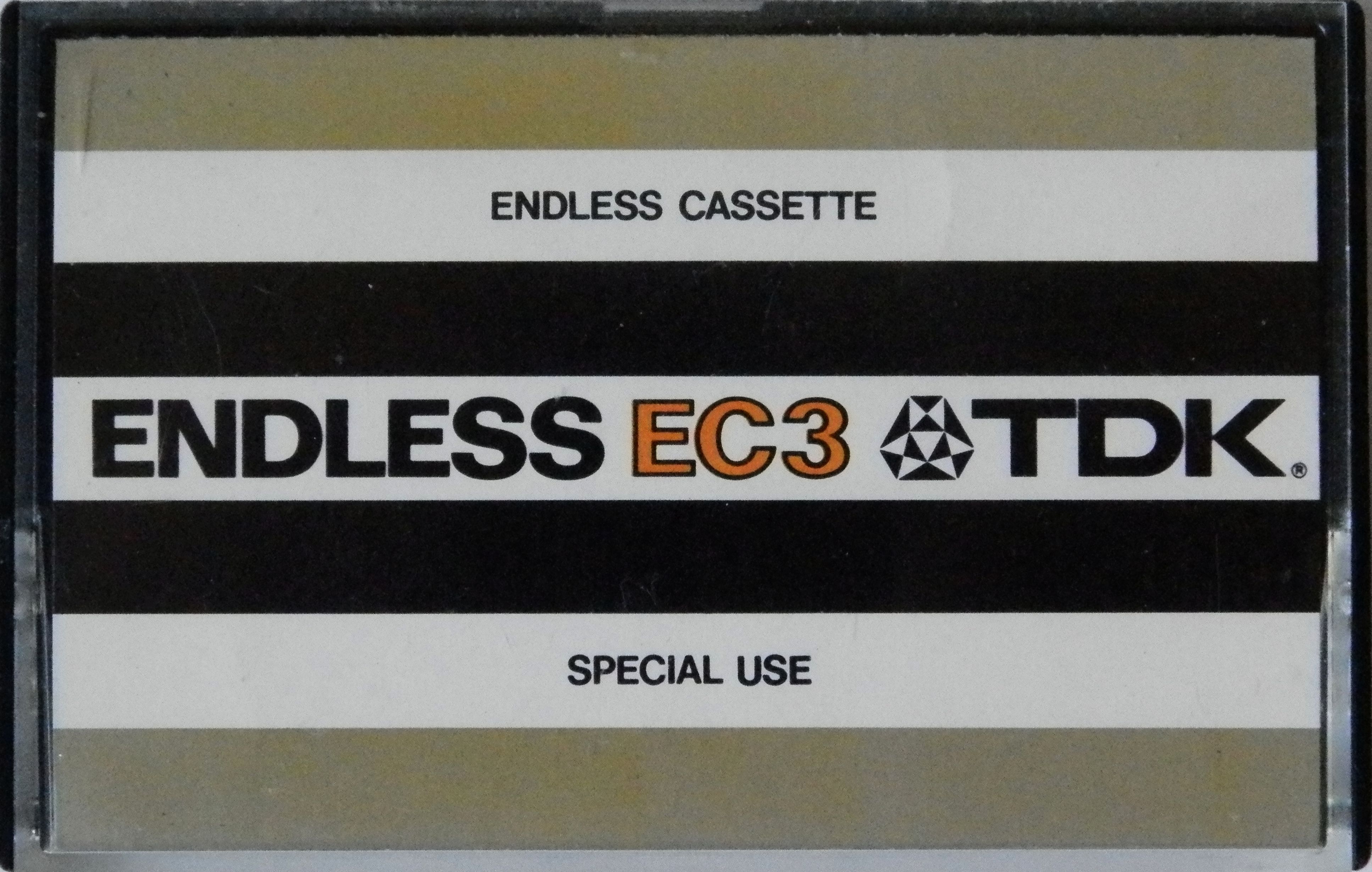 Compact Cassette TDK EC Endless 3 "EC3" Endless Cassette 1974 Japan