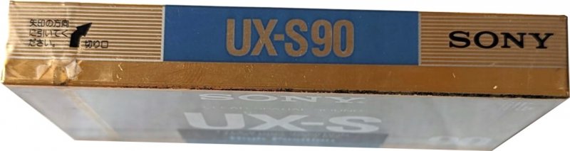 Compact Cassette Sony UX-S 90 Type II Chrome 1988 Japan