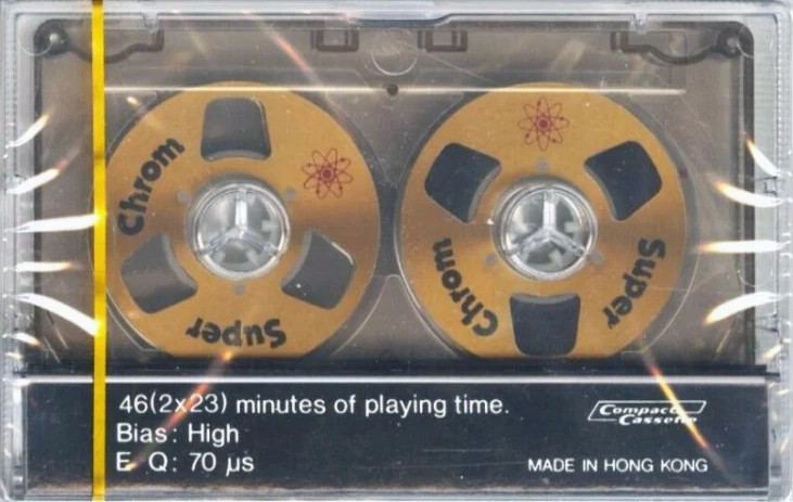 Compact Cassette Maximal 46 Type II Chrome Hong Kong