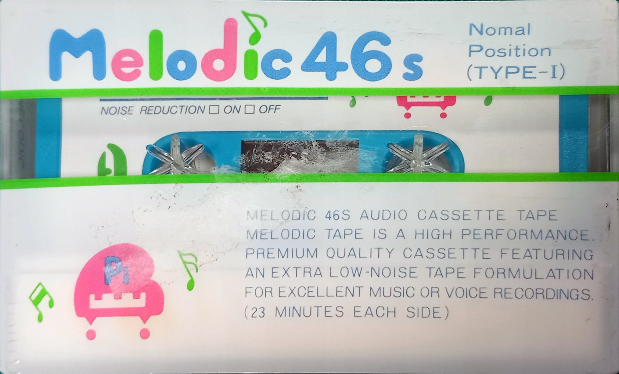 Compact Cassette Melodic 46 "Blue" Type I Normal 1985 Japan