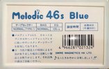 Compact Cassette Melodic 46 "Blue" Type I Normal 1985 Japan
