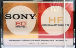 Compact Cassette Sony HF 60 Type I Normal 1976 North America