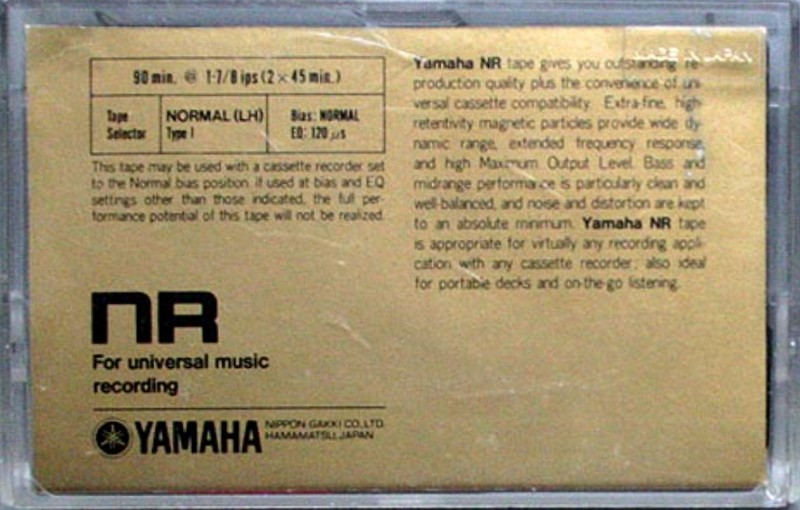 Compact Cassette:  Yamaha - NR 90