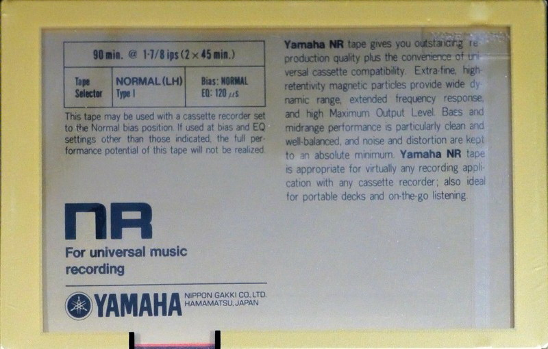 Compact Cassette:  Yamaha - NR 90