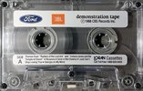 Compact Cassette Loran Ford Audio Systems Demonstration Tape 1988 USA
