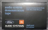 Compact Cassette Loran Ford Audio Systems Demonstration Tape 1988 USA