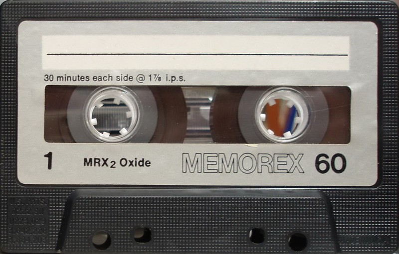 Compact Cassette Memorex MRX2 Oxide 60 Type I Normal 1974 USA