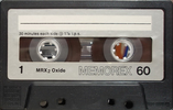 Compact Cassette Memorex MRX2 Oxide 60 Type I Normal 1974 USA